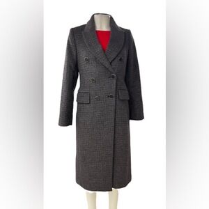 Club Monaco Charcoal Double-Breasted Blazer